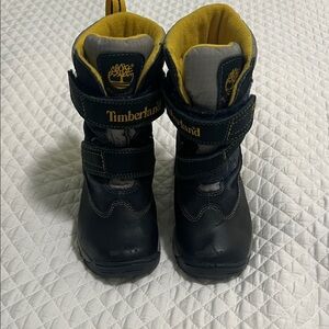 Timberland GORE-TEX Kids' Navy and Yellow Snow Boots size US 8